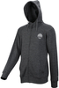 IXS Logo Hoodie,  zwart-grijs,  afmeting M