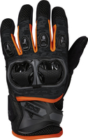 IXS LT Montevideo Air S Motorcross handschoenen,  zwart-grijs-oranje,  afmeting M