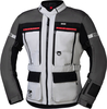 IXS Montevideo-ST 3.0 waterdichte motorfiets textiel jas,  zwart-grijs,  afmeting 2XL voor man
