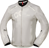 IXS Moto Dynamic Motorfiets Textiel Jas,  wit,  afmeting 2XL voor man