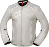 IXS Moto Dynamic Motorfiets Textiel Jas,  wit,  afmeting L voor man