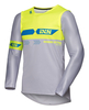 IXS MX Jersey 19 2.0 Slim Motorcross Jersey,  grijs-geel,  afmeting 2XL