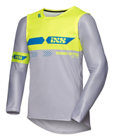 IXS MX Jersey 19 2.0 Slim Motorcross Jersey,  grijs-geel,  afmeting L