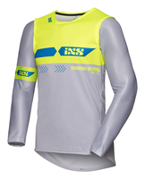 IXS MX Jersey 19 2.0 Slim Motorcross Jersey,  grijs-geel,  afmeting XS