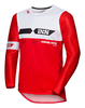IXS MX Jersey 19 2.0 Slim Motorcross Jersey,  wit-rood,  afmeting 2XL