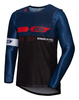 IXS MX Jersey 19 2.0 Slim Motorcross Jersey,  zwart-rood-blauw,  afmeting L