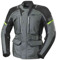 IXS Nabor Textiel jas Zwart Grijs Geel 5XL