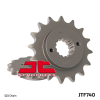 JT SPROCKETS Standaard stalen tandwiel 740 - 525,  afmeting 100 mm