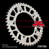JT SPROCKETS Ultralichte aluminium kroon 1792 - 525,  afmeting 10 mm
