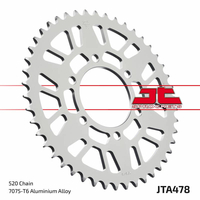 JT SPROCKETS Ultralichte aluminium kroon 478 - 520