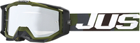 Just1 Iris Camo Motocross bril,  groen