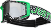 Just1 Iris Mask Motocross Bril Wit Groen Eén maat