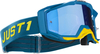 Just1 Iris Pulsar Motocross bril,  blauw-geel