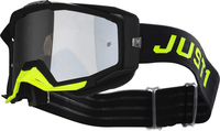 Just1 Iris Pulsar Motocross bril,  zwart-geel