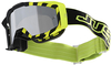 Just1 Iris Stripe Motocross Bril,  zwart-geel