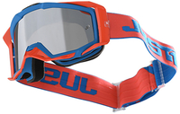 Just1 Iris Track Motocross Bril,  rood-blauw