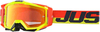 Just1 Iris Twist Motocross bril Geel Eén maat