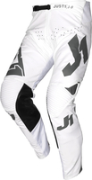 Just1 J-Flex Motorcross broek,  grijs-wit,  afmeting 48