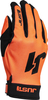 Just1 J-Flex Motorcross handschoenen,  zwart-oranje,  afmeting M