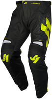 Just1 J-Force Lighthouse Motorcross Broek,  zwart-geel