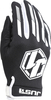 Just1 J-Force Motorcross handschoenen,  zwart-wit,  afmeting L