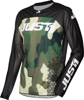 Just1 J-Force Terra Camo Motorcross Jersey,  zwart-veelkleurig,  afmeting M