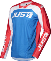 Just1 J-Force Terra Motorcross Jersey,  wit-rood-blauw,  afmeting 2XL