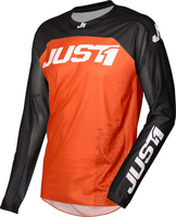 Just1 J-Force Terra Motorcross Jersey,  zwart-oranje,  afmeting 2XL