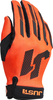 Just1 J-Force X Jeugd Motocross handschoenen,  zwart-oranje,  afmeting M