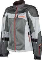Klim Avalon Air Dames motorfiets textiel jas,  grijs,  afmeting S voor vrouw