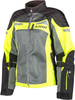 Klim Avalon Air Dames motorfiets textiel jas Grijs Geel XL