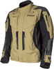 Klim Badlands Pro A3 Motorfiets textiel jas,  zwart-groen,  afmeting 2XL