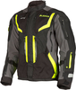Klim Badlands Pro Motorfiets textiel jas,  geel,  afmeting M