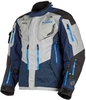 Klim Badlands Pro Motorfiets textiel jas Grijs Blauw S