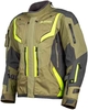 Klim Badlands Pro Motorfiets textiel jas Groen Geel S