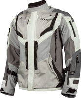 Klim Badlands Pro Motorfiets textiel jas,  zwart-grijs,  afmeting 2XL