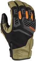 Klim Baja S4 geperforeerde motorfiets handschoenen,  zwart-groen,  afmeting S voor man
