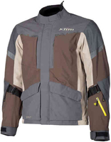 Klim Carlsbad Gore-Tex 2019 Motorfiets textiel jas Grijs Beige XL