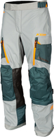 Klim Carlsbad Gore-Tex Motorfiets textiel broek,  grijs-groen,  afmeting 38 voor man