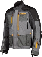 Klim Carlsbad Gore-Tex Motorfiets textiel jas,  grijs,  afmeting M