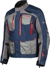 Klim Carlsbad Gore-Tex Motorfiets textiel jas Grijs Blauw 2XL