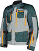 Klim Carlsbad Gore-Tex Motorfiets textiel jas,  grijs-groen,  afmeting XL voor man