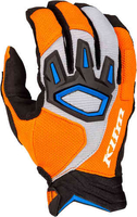 Klim Dakar Motorcross handschoenen Blauw Oranje S