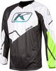 Klim Dakar Motorcross Jersey,  zwart-groen,  afmeting L