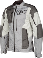 Klim Dakar Motorfiets textiel jas,  grijs,  afmeting L