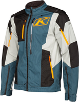 Klim Dakar Motorfiets textiel jas,  groen-oranje,  afmeting 2XL