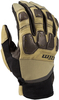 Klim Dakar Pro 2023 Motorfiets handschoenen,  zwart-beige,  afmeting 2XL