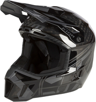 Klim F3 Carbon Pro Ascent Sneeuwscooter helm,  zwart-grijs,  afmeting 2XL
