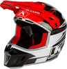 Klim F3 Carbon Pro Motorcross helm,  zwart-wit-rood,  afmeting XL voor man