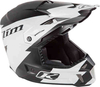 Klim F3 Chaos Black Motorcross helm Zwart Wit M